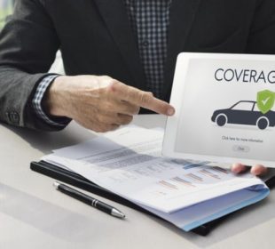 A person showing care insurance